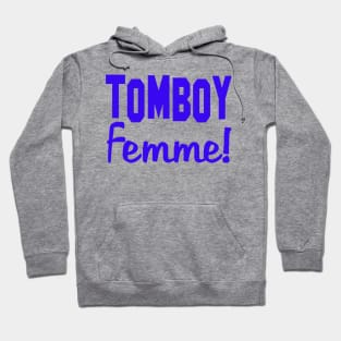 Tomboy Femme Women Woman Girl Strong Jackie Carpenter Best Seller Gift Idea Mom Wife Sister Blue Hoodie